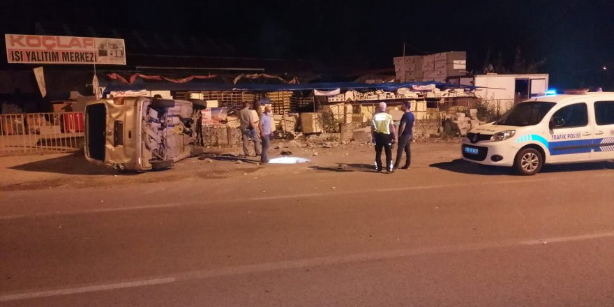 Samsun'da polisin dur ihtarına uymadı aracı devrildi yaralandı - samsun haber