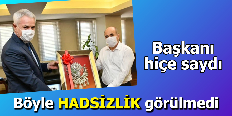 Başkan Yardımcısı Başkan Demirtaş'ı hiçe saydı - Samsun Haber