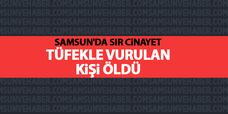 Samsun'da sır cinayet - samsun haber