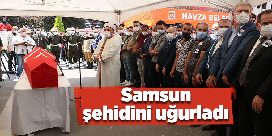 Samsun şehidini uğurladı - samsun haber