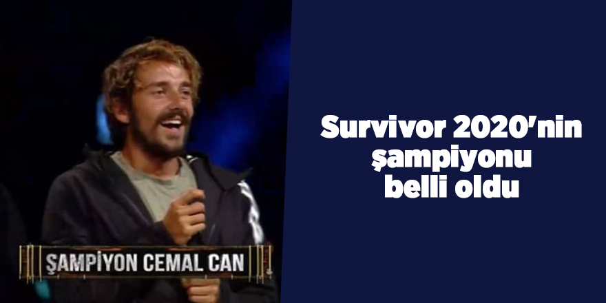 Survivor'ın Şampiyonu Cemal Can