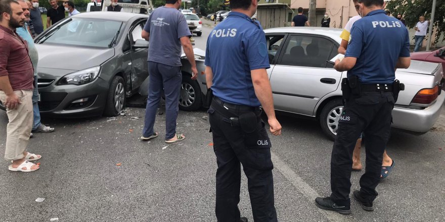 Samsun'da trafik kazası: 2 yaralı