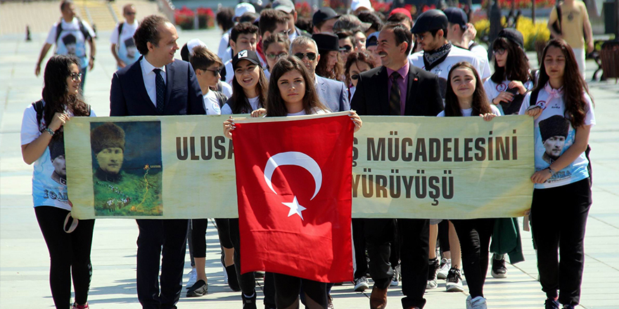 10. Ulusal Kurtuluş Mücadelesi Anma Yürüyüşü başladı 