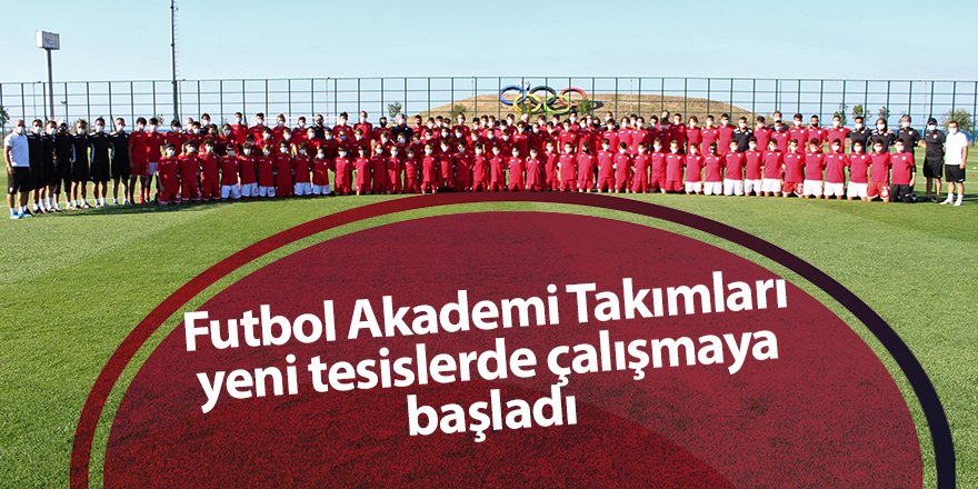 Futbol Akademi Takımları  yeni tesislerde çalışmaya başladı - samsun haber