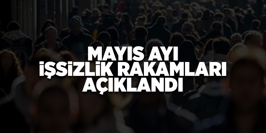 Mayıs ayı işsizlik rakamları açıklandı - samsun haber