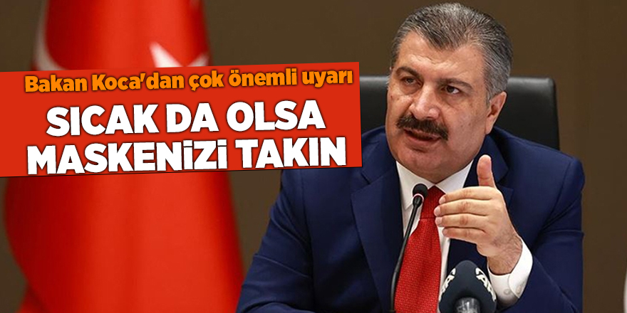 Bakan Koca'dan çok önemli uyarı - samsun haber