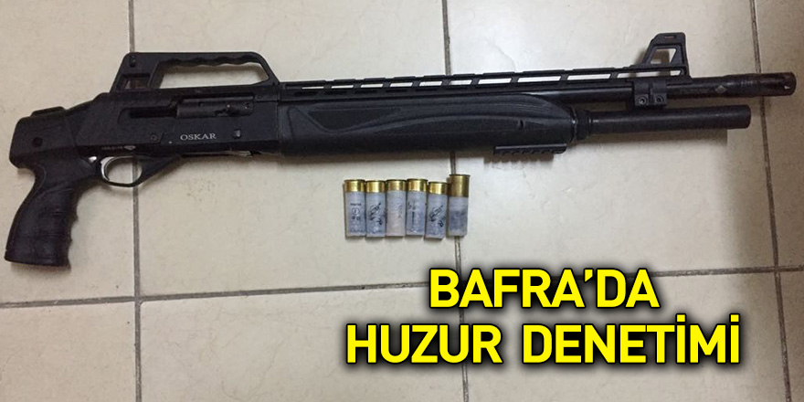 Bafra’da "Türkiye Huzur-4" denetimi