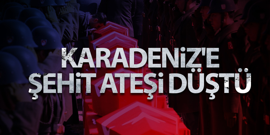 Karadeniz'e şehit ateşi düştü