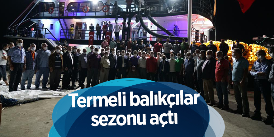 Termeli balıkçılar sezonu açtı - samsun haber