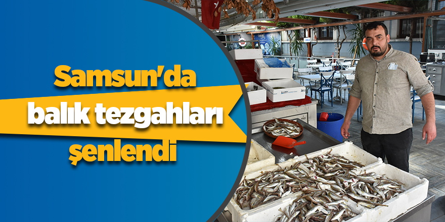 Samsun'da balık tezgahları şenlendi - samsun haber