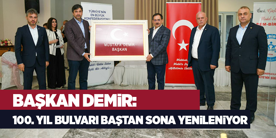 Başkan Demir: 100. Yıl Bulvarı baştan sona yenileniyor - samsun haber