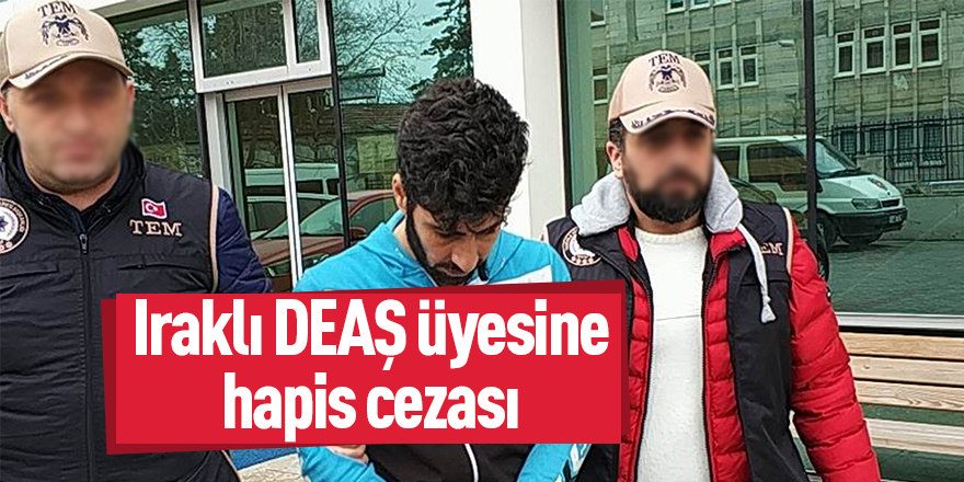 Iraklı DEAŞ üyesine hapis cezası