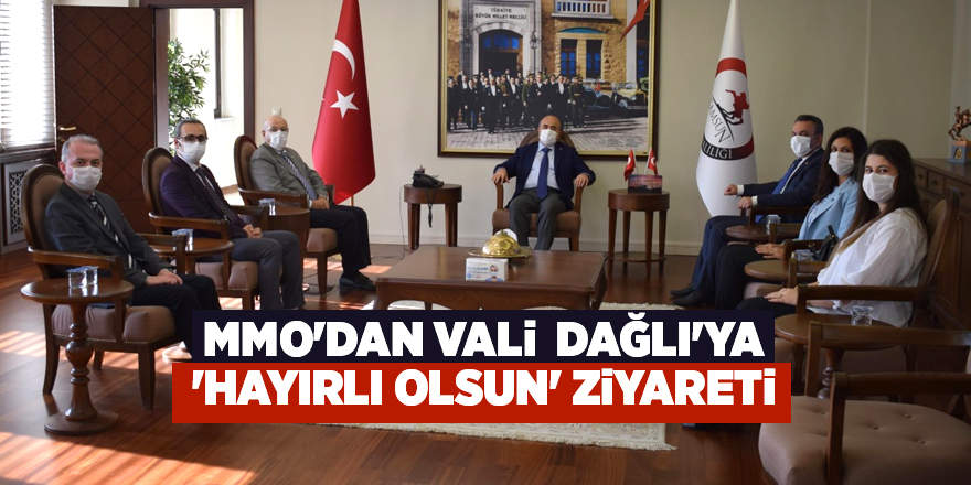 MMO'dan Vali Zülkif Dağlı'ya 'hayırlı olsun' ziyareti - samsun haber