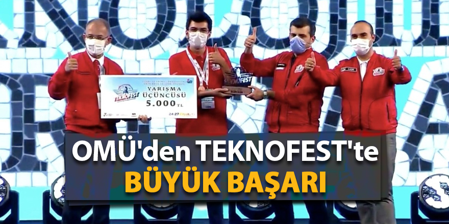 OMÜ'den TEKNOFEST'te büyük başarı - samsun haber