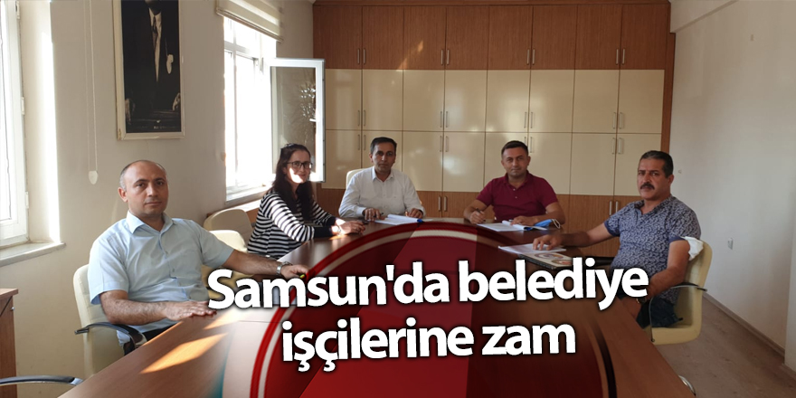 Asarcık Belediyesi işçilerinin yüzü güldü - samsun haber