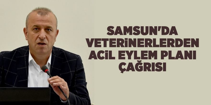 Samsun'da veterinerlerden acil eylem planı çağrısı - samsun haber