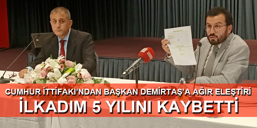 CUMHUR İTTİFAKI: İLKADIM 5 YILINI KAYBETTİ