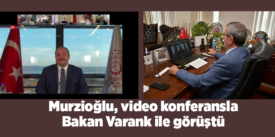 Murzioğlu, video konferansla Bakan Varank ile görüştü - samsun haber