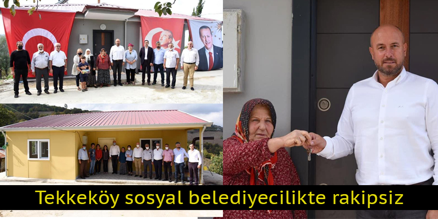 Tekkeköy sosyal belediyecilikte rakipsiz