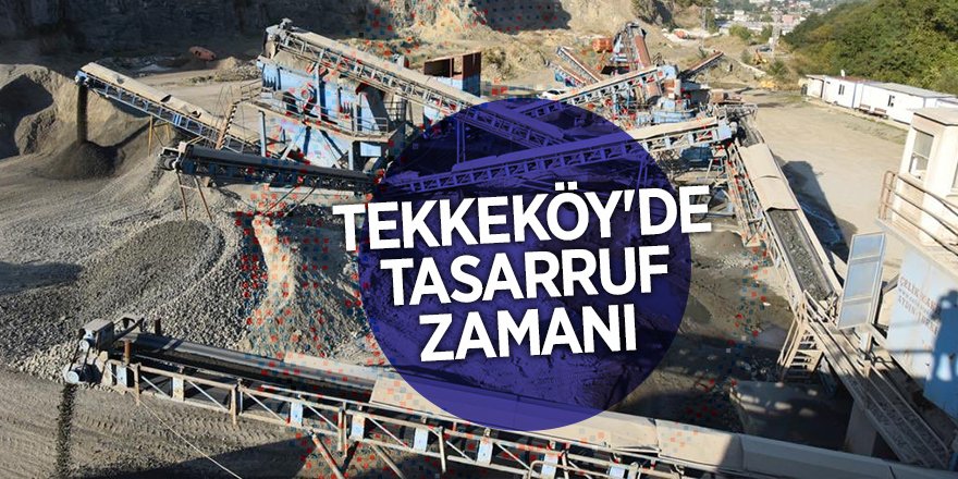 Tekkeköy Belediyesi kendi ürettiği malzemelerle yollarını yapıyor - samsun haber