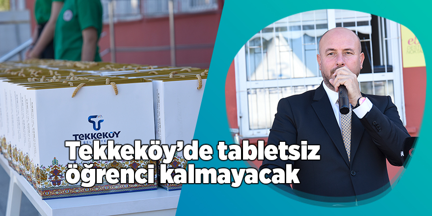 Tekkeköy'de öğrenciler tabletlerine kavuştu - samsun haber