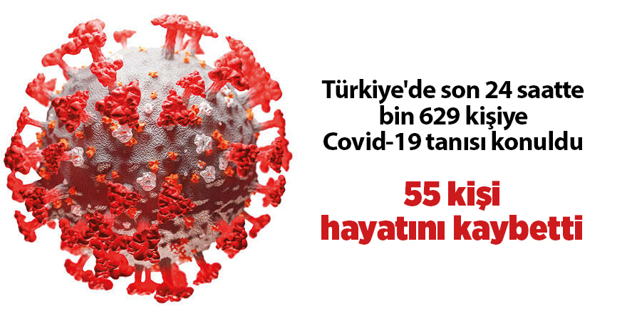 Türkiye'de son 24 saatte bin 629 kişiye Covid-19 tanısı konuldu - samsun haber