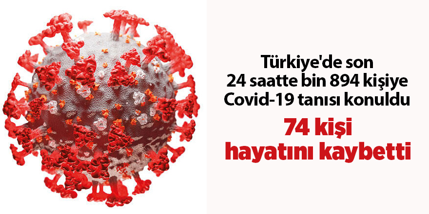 Türkiye'de son 24 saatte bin 894 kişiye Covid-19 tanısı konuldu - samsun haber