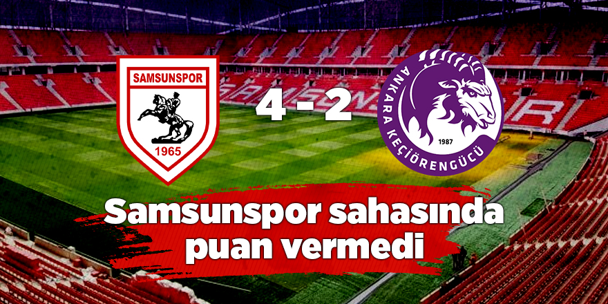 Samsun 19 Mayıs Stadı'nda gol yağmuru - samsun haber