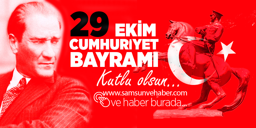 29 Ekim Cumhuriyet Bayramı'mız kutlu olsun!