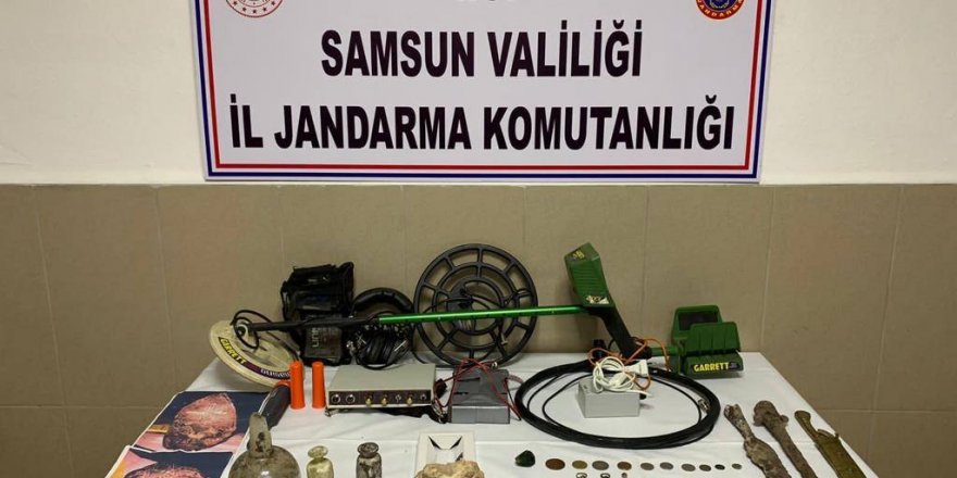 Samsun'da tarihi eser kaçakçıları kıskıvrak yakalandı - samsun haber