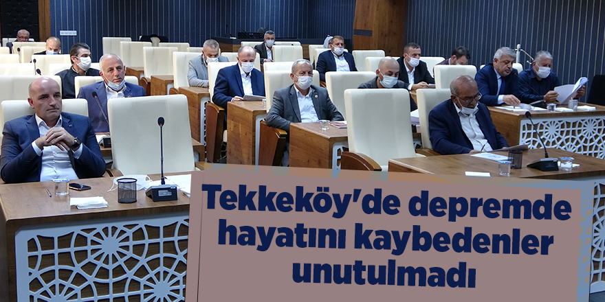 Tekkeköy'de depremde hayatını kaybedenler unutulmadı - samsun haber