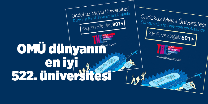 OMÜ dünyanın en iyi 522. üniversitesi  - samsun haber