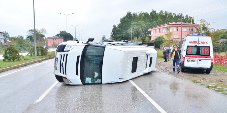 Samsun'da özel harekat aracı kaza yaptı: 2 yaralı - samsun haber