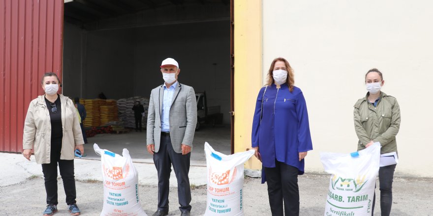 Samsun'da üreticilere 30 ton soya ve 126 ton çeltik tohumu dağıtıldı - samsun haber