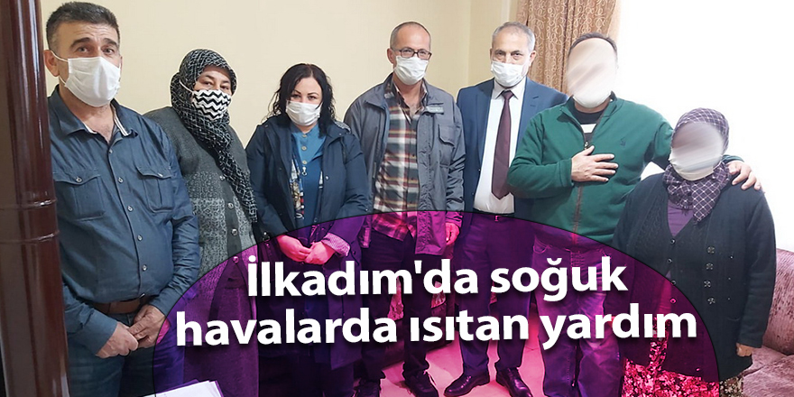 İlkadım'da soğuk havalarda ısıtan yardım - samsun haber