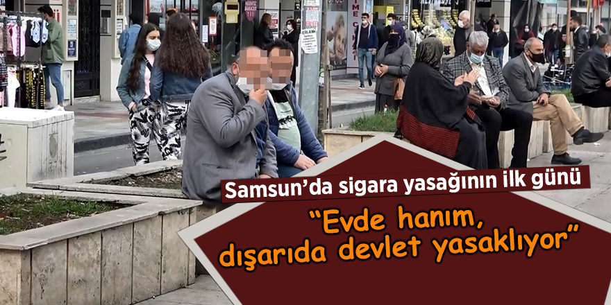 Samsun’da sigara yasağının ilk günü - samsun haber