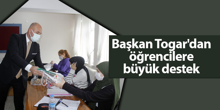 Başkan Togar üniversiteye hazırlanan öğrencilere hazırlık kitabı - samsun haber