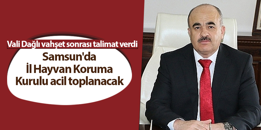 Samsun'da İl Hayvan Koruma Kurulu acil toplanacak - samsun haber