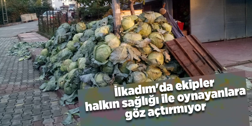 İlkadım'da ekipler halkın sağlığı ile oynayanlara göz açtırmıyor - samsun haber