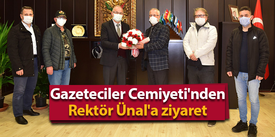 Gazeteciler Cemiyeti'nden Rektör Ünal'a ziyaret - samsun haber