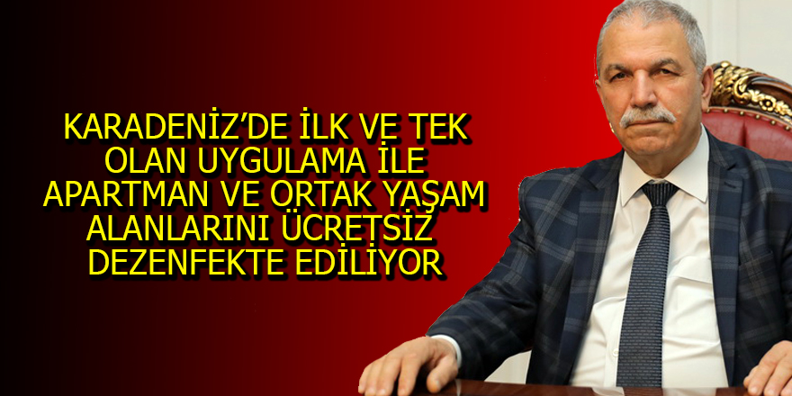 BAŞKAN DEMİRTAŞ; 3745 NOKTADA DEZENFEKTE ÇALIŞMASI YAPTIK