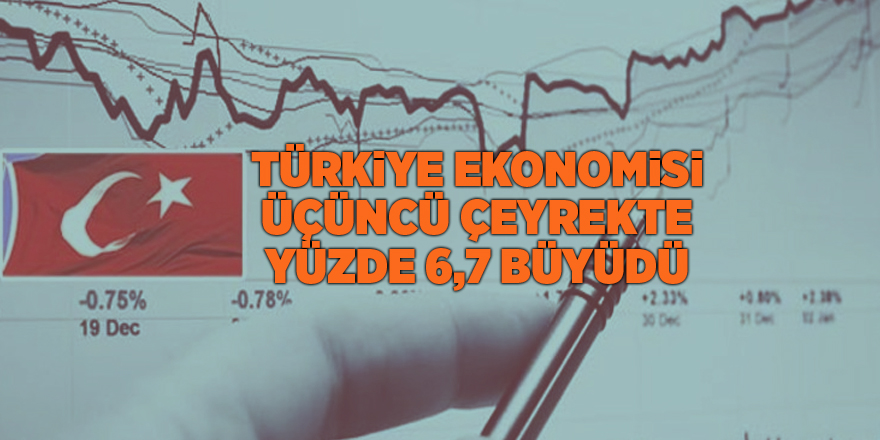 Türkiye ekonomisi üçüncü çeyrekte yüzde 6,7 büyüdü - samsun haber