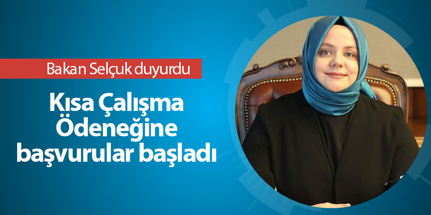 Kısa Çalışma Ödeneğine başvurular başladı