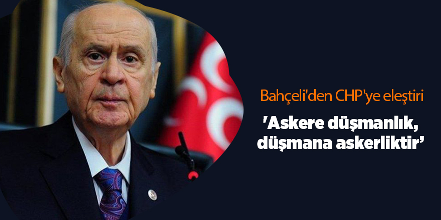 Bahçeli'den CHP'ye eleştiri - samsun haber