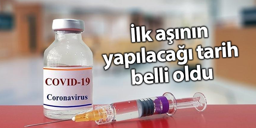 İlk aşının yapılacağı tarih belli oldu - samsun haber