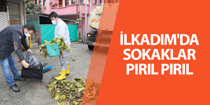 İlkadım'da sokaklar pırıl pırıl - samsun haber