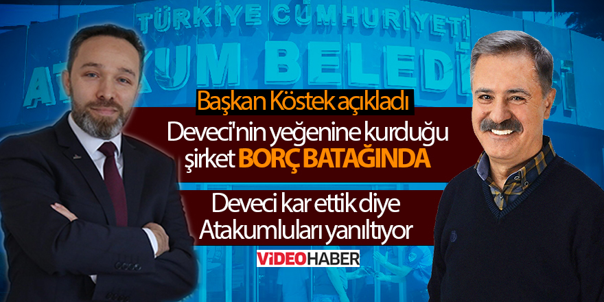 Başkan Köstek açıkladı! Deveci'nin yeğenine kurduğu şirket borç batağında - samsun haber