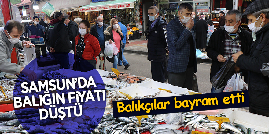 Samsun’da balığın fiyatı düştü - samsun haber