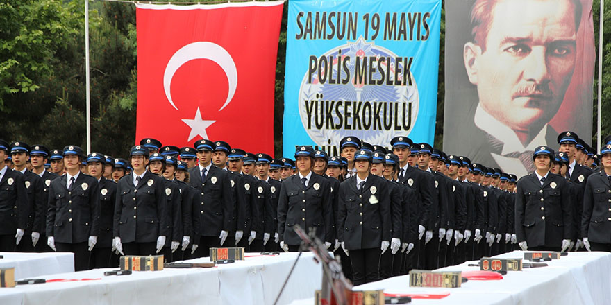 653 polis adayının mezuniyet heyecanı 