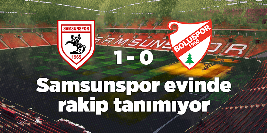 Samsunspor evinde puan vermedi - samsun haber